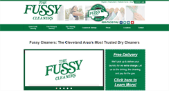 Desktop Screenshot of fussycleaners.com
